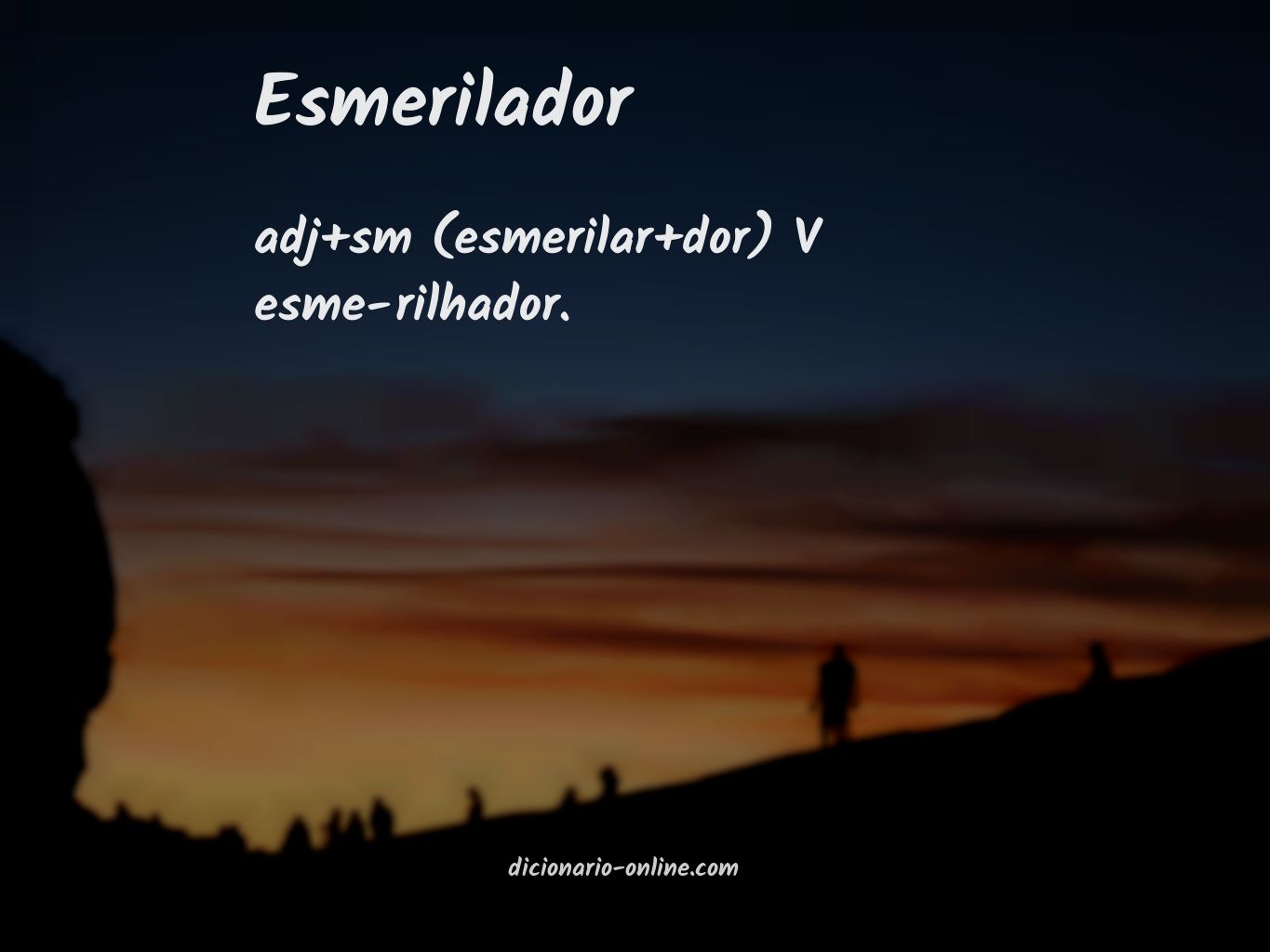 Significado de esmerilador