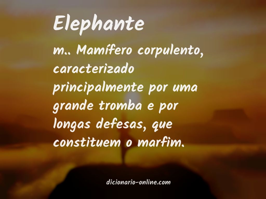 Significado de elephante