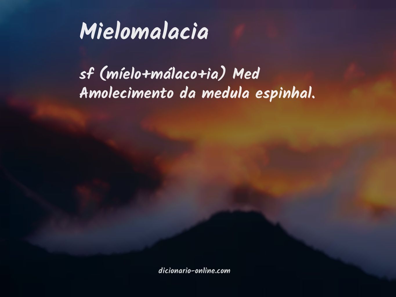 Significado de mielomalacia