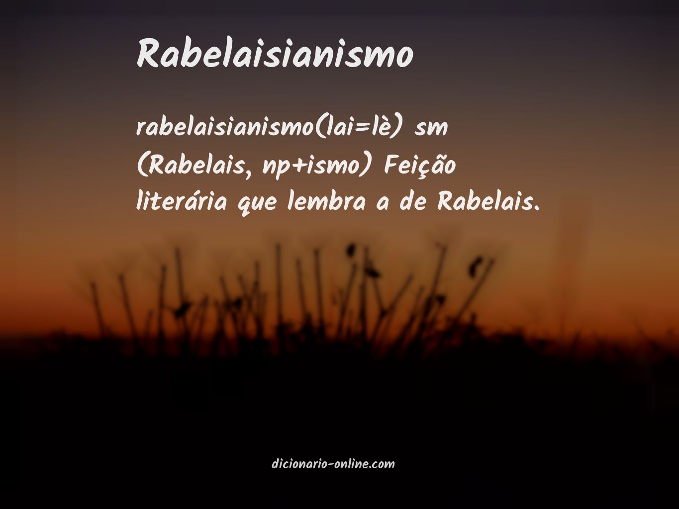 Significado de rabelaisianismo