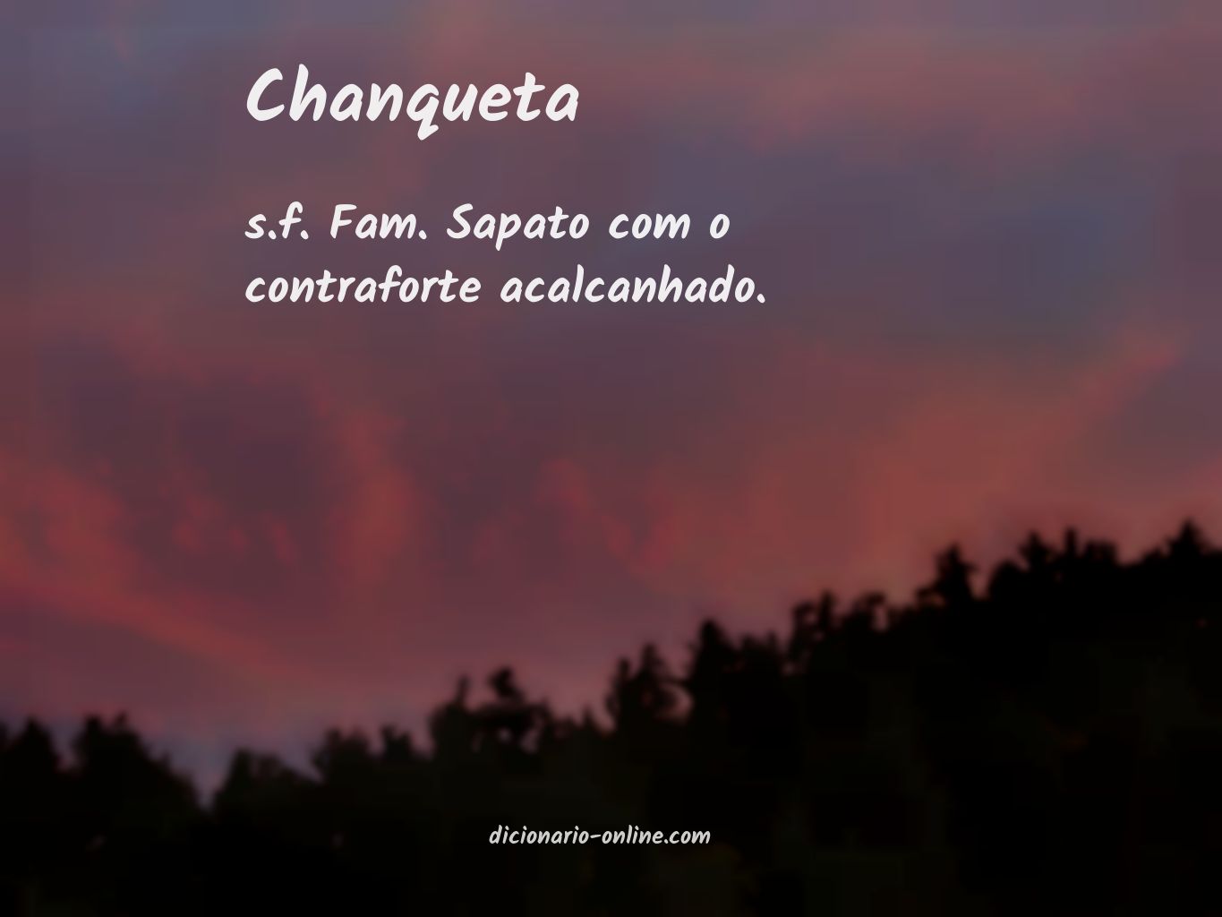 Significado de chanqueta