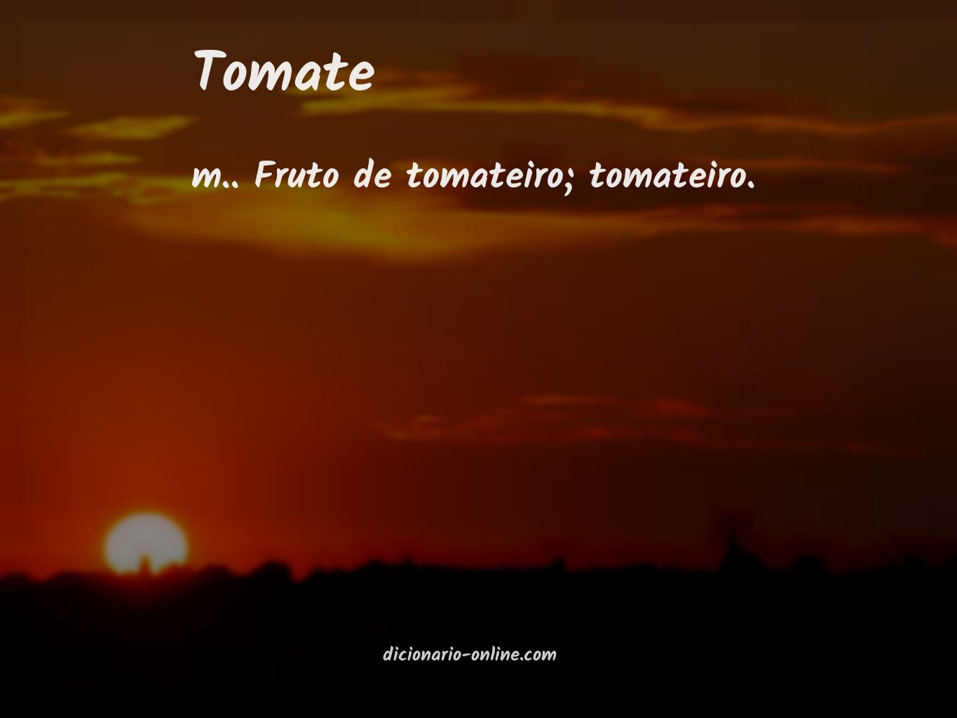 Significado de tomate