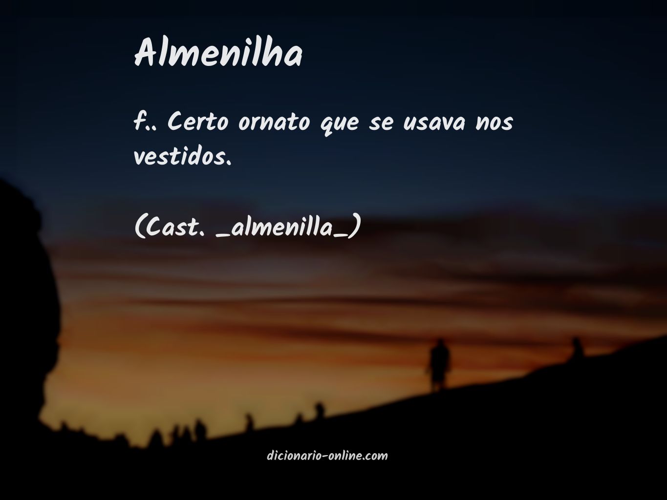 Significado de almenilha