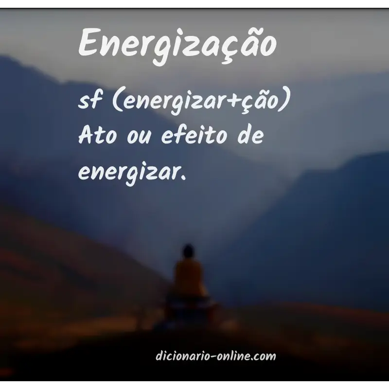 Significado de energização