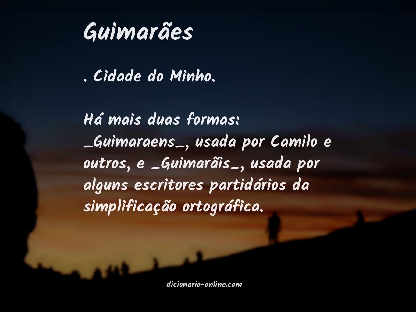 Significado de guimarães