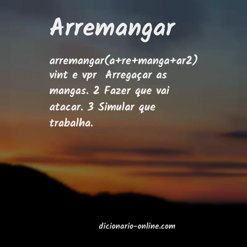 Significado de arremangar
