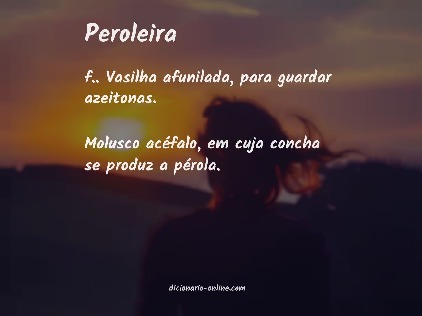 Significado de peroleira