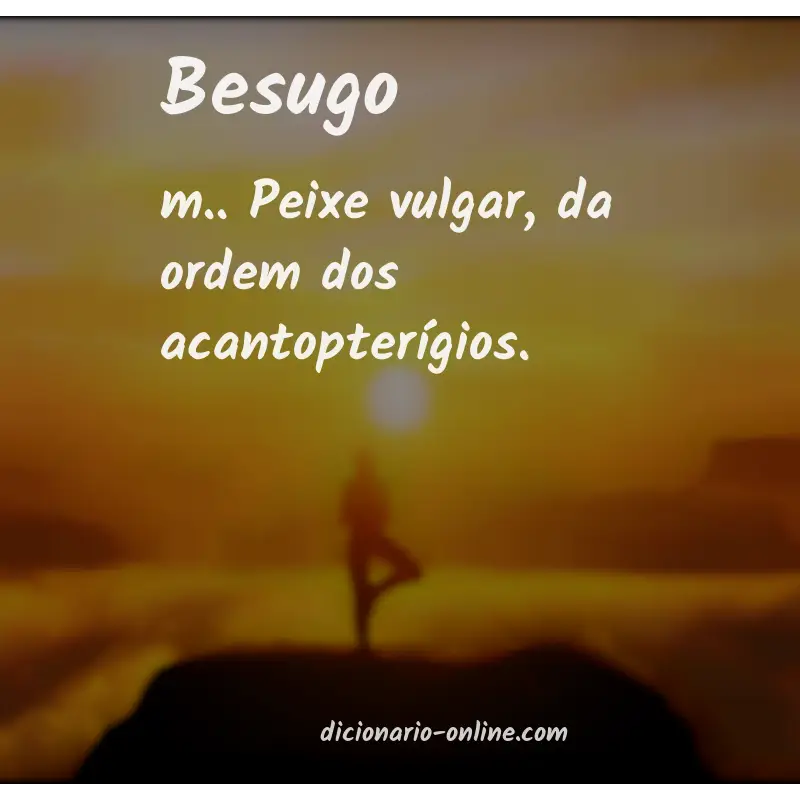 Significado de besugo