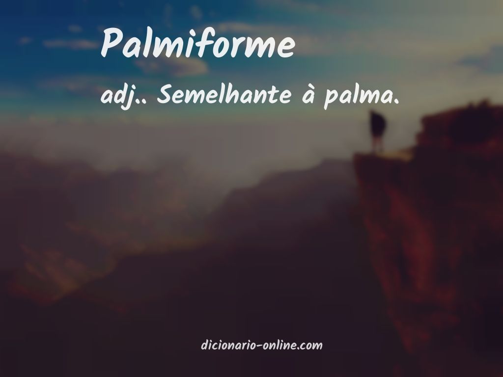 Significado de palmiforme