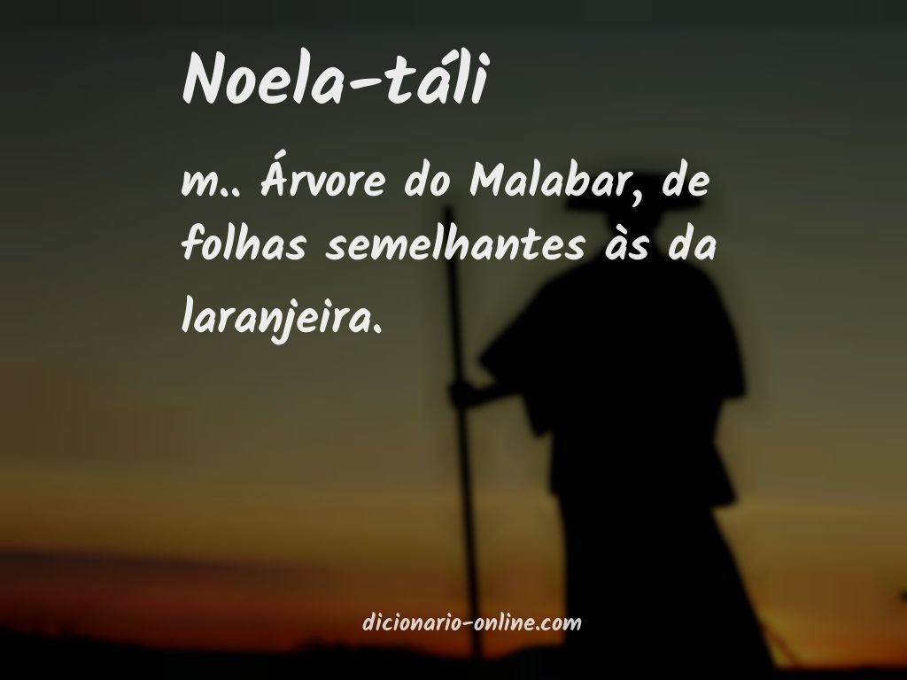 Significado de noela-táli