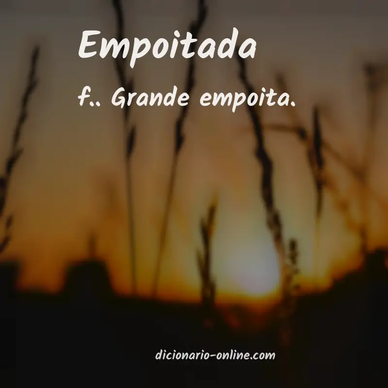Significado de empoitada