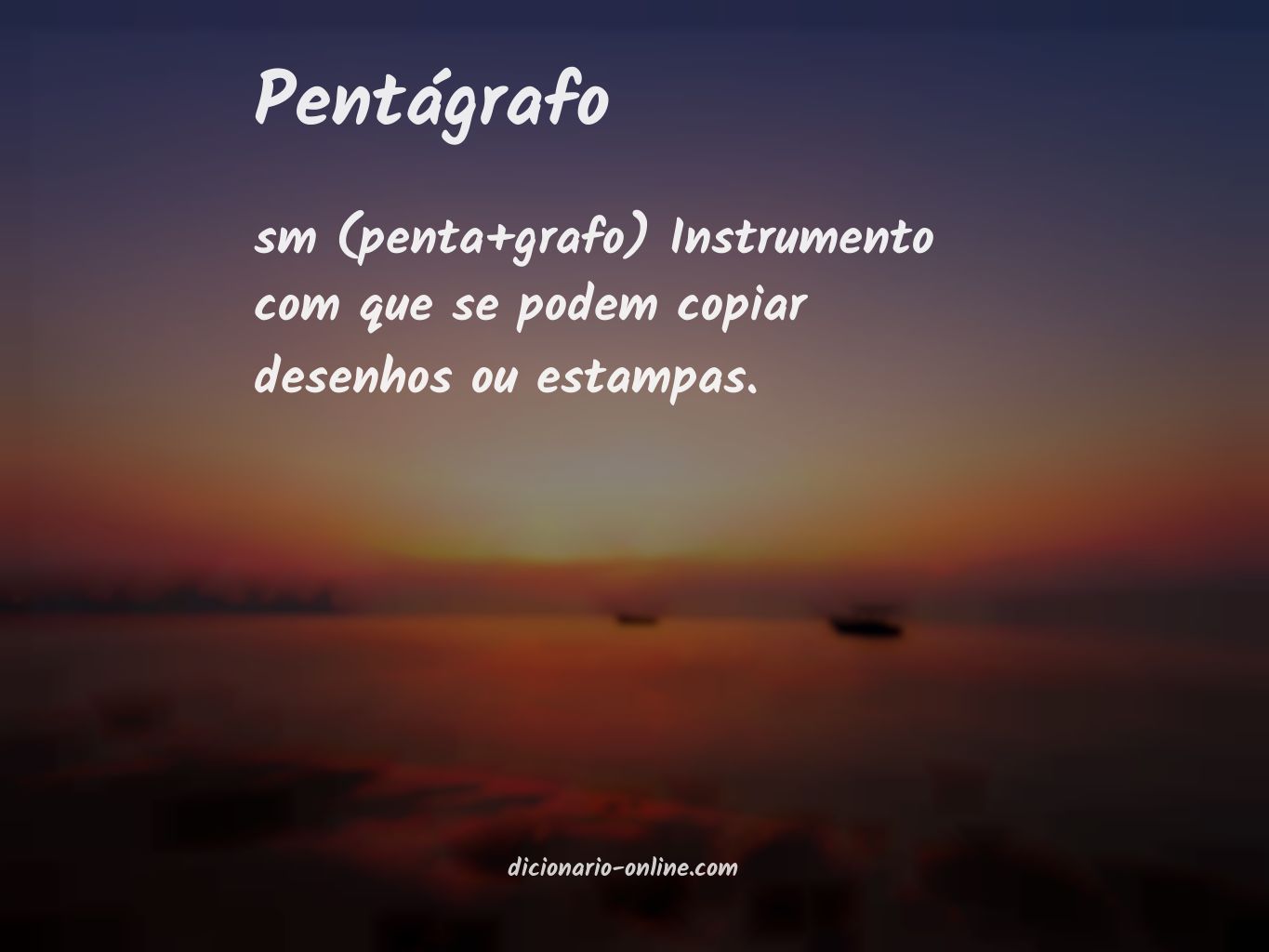 Significado de pentágrafo