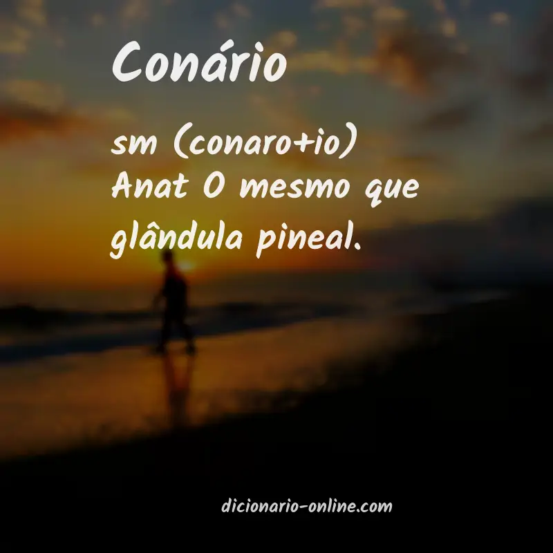 Significado de conário