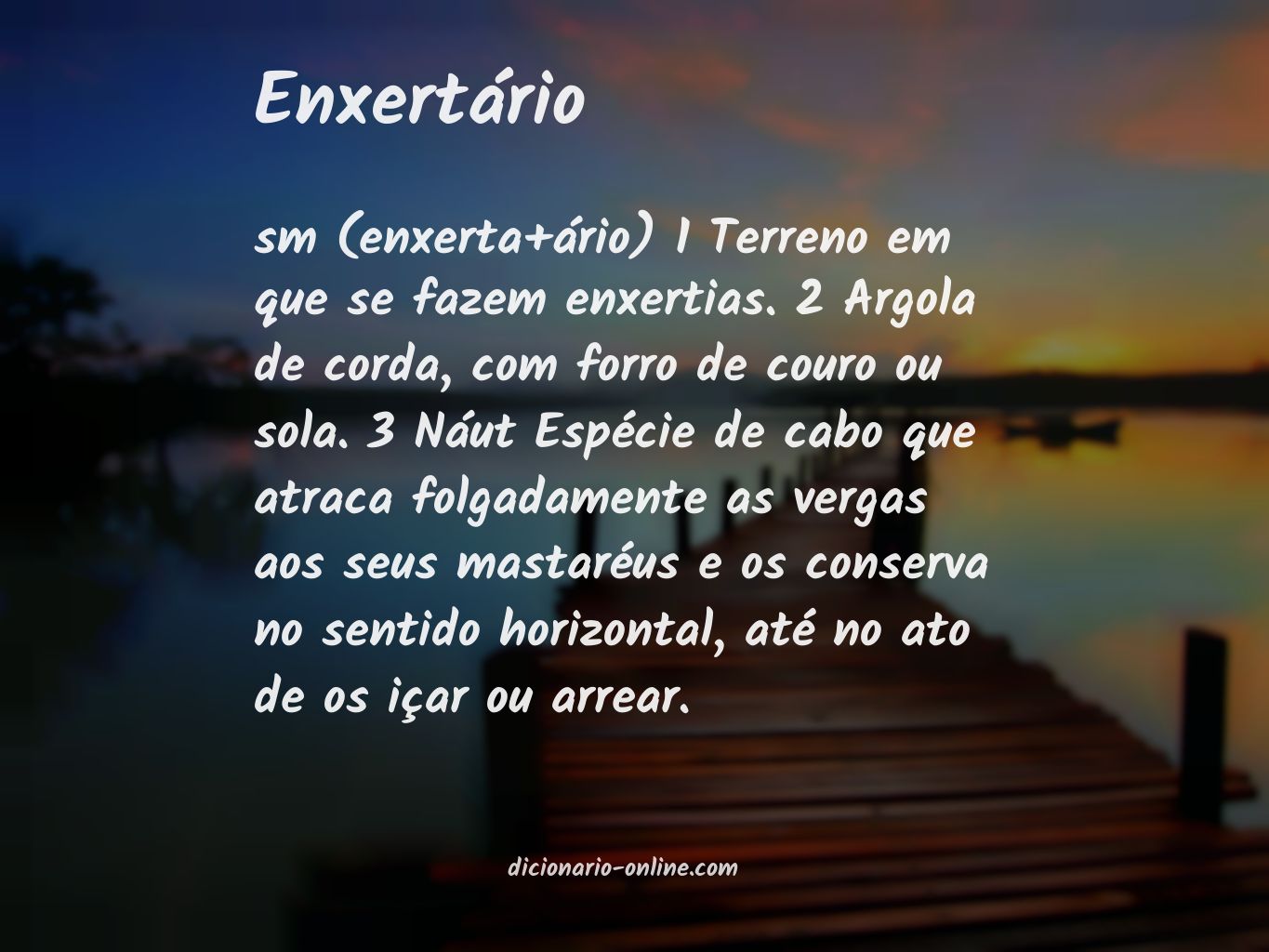 Significado de enxertário