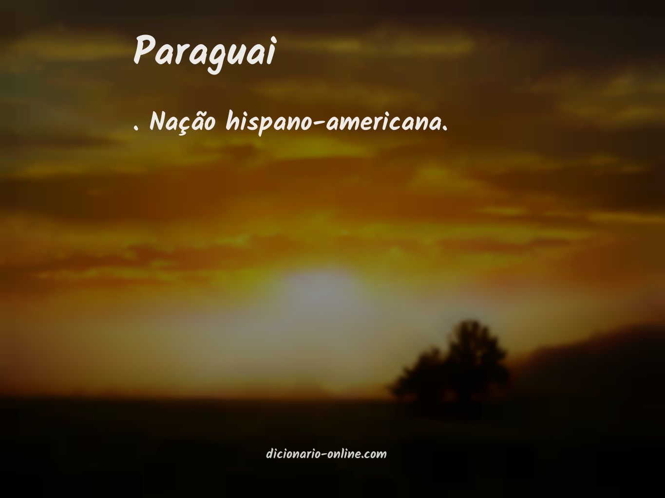Significado de paraguai