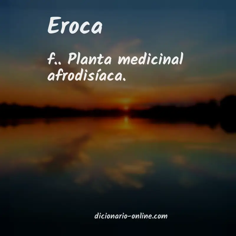 Significado de eroca