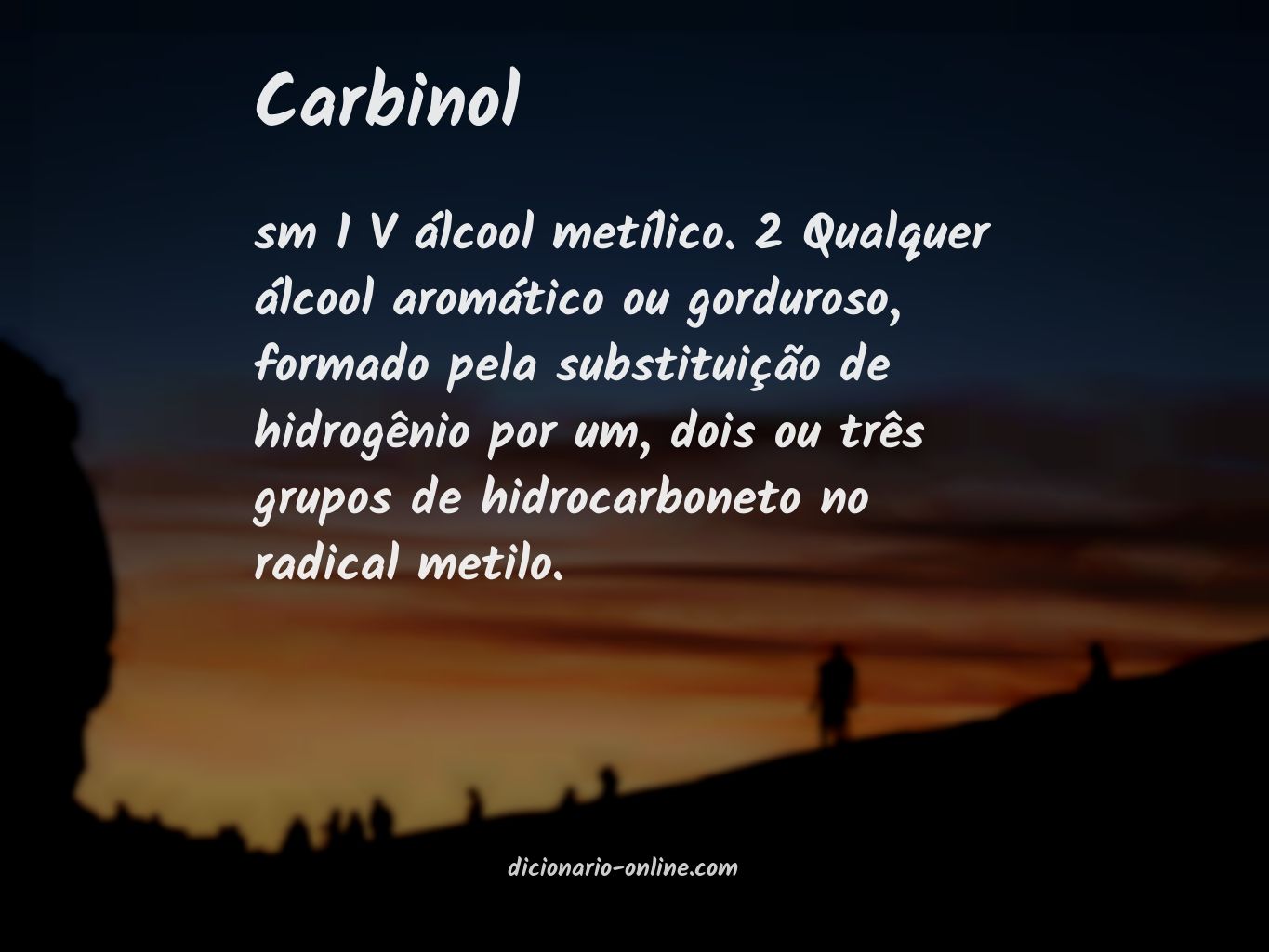 Significado de carbinol