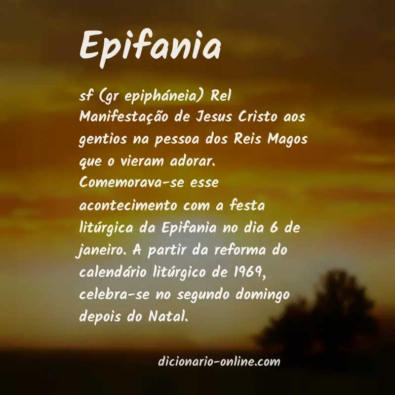 Significado de epifania