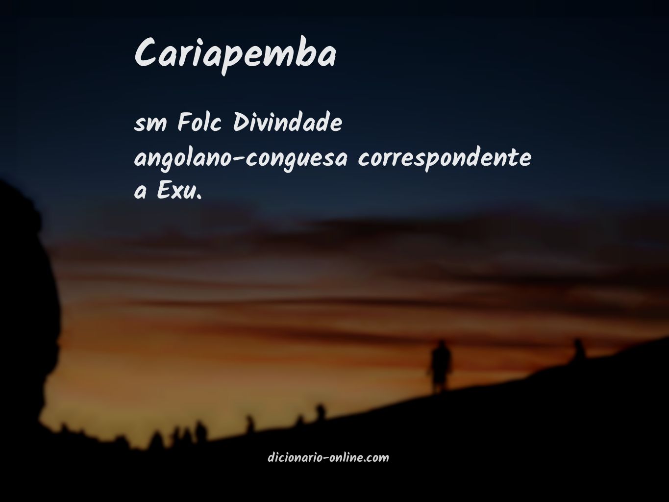 Significado de cariapemba