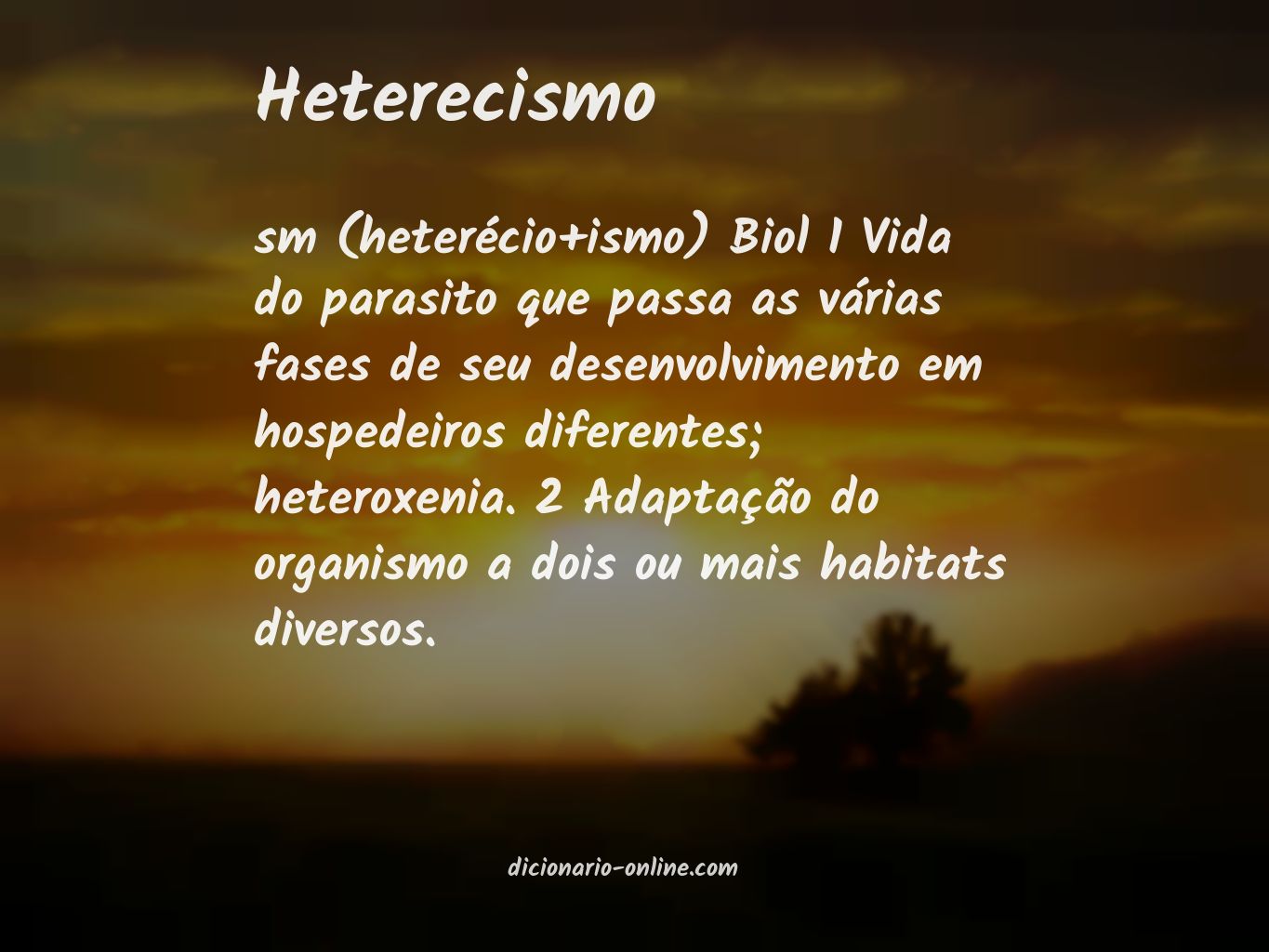 Significado de heterecismo