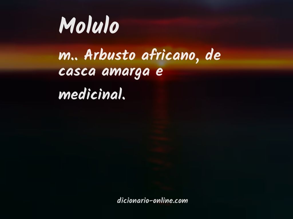 Significado de molulo