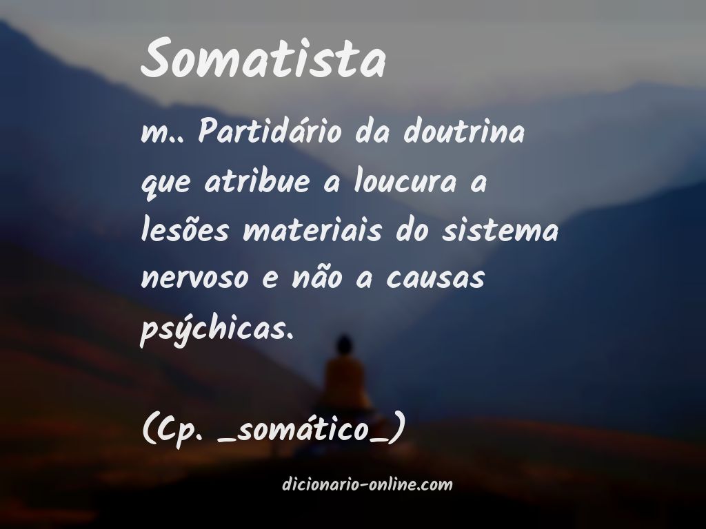 Significado de somatista