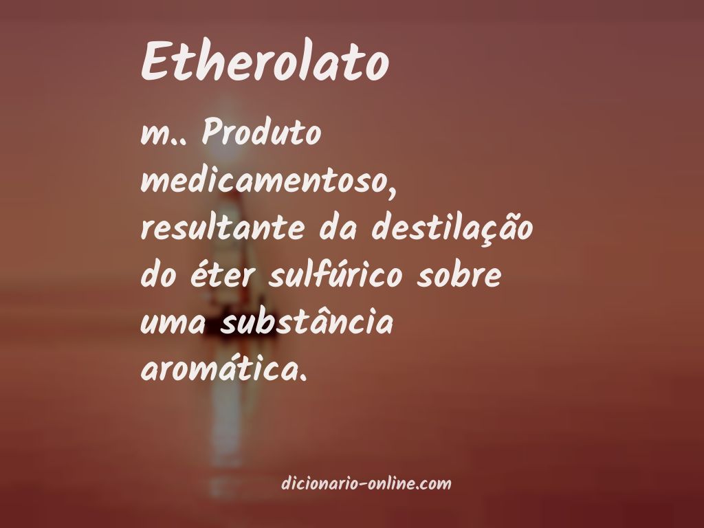 Significado de etherolato