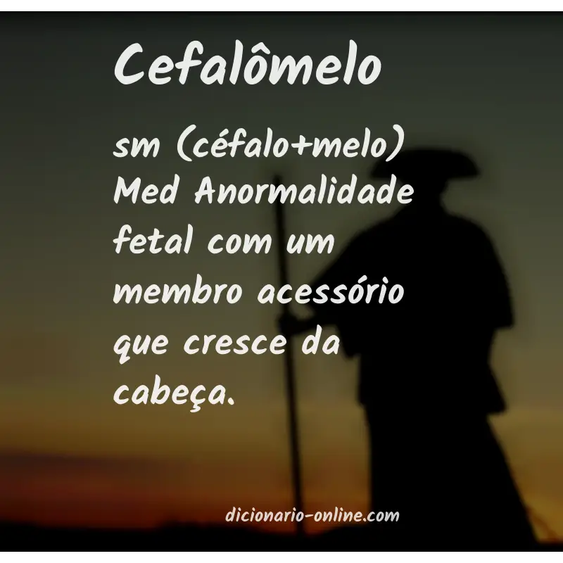 Significado de cefalômelo
