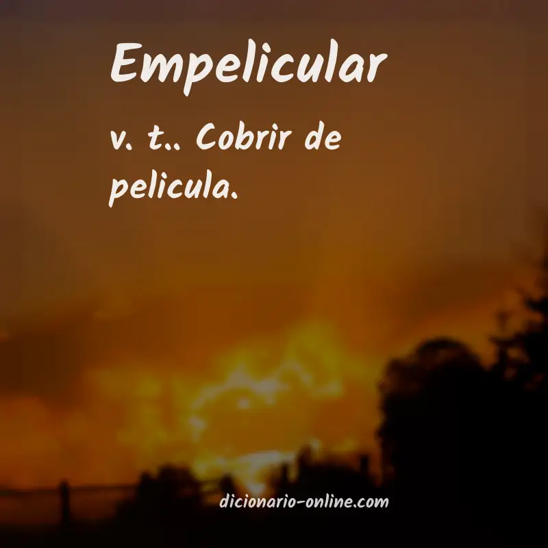 Significado de empelicular