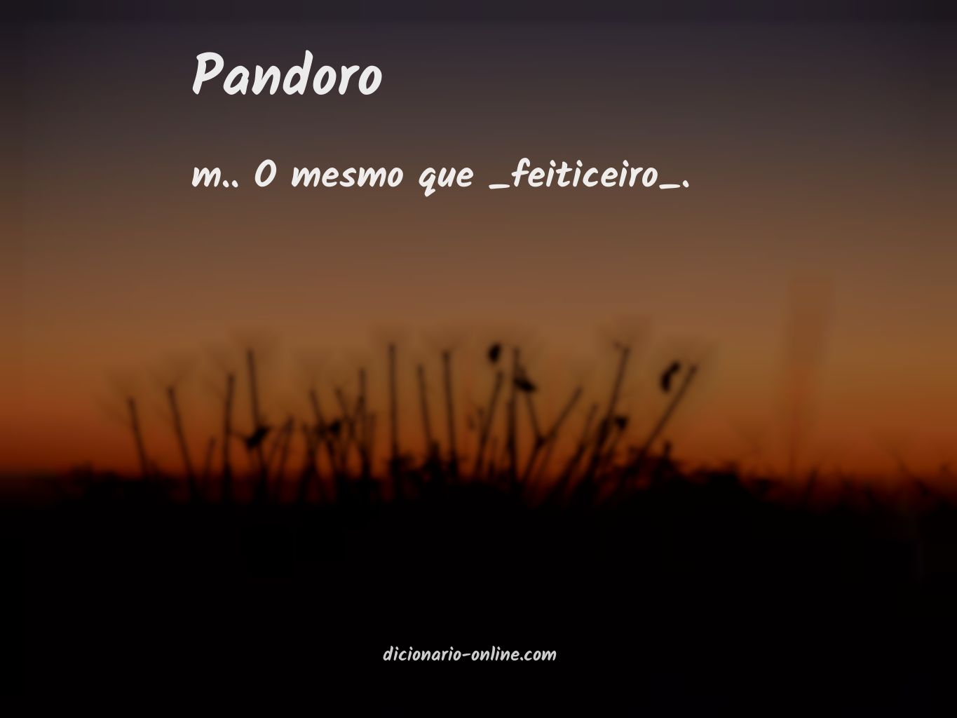 Significado de pandoro