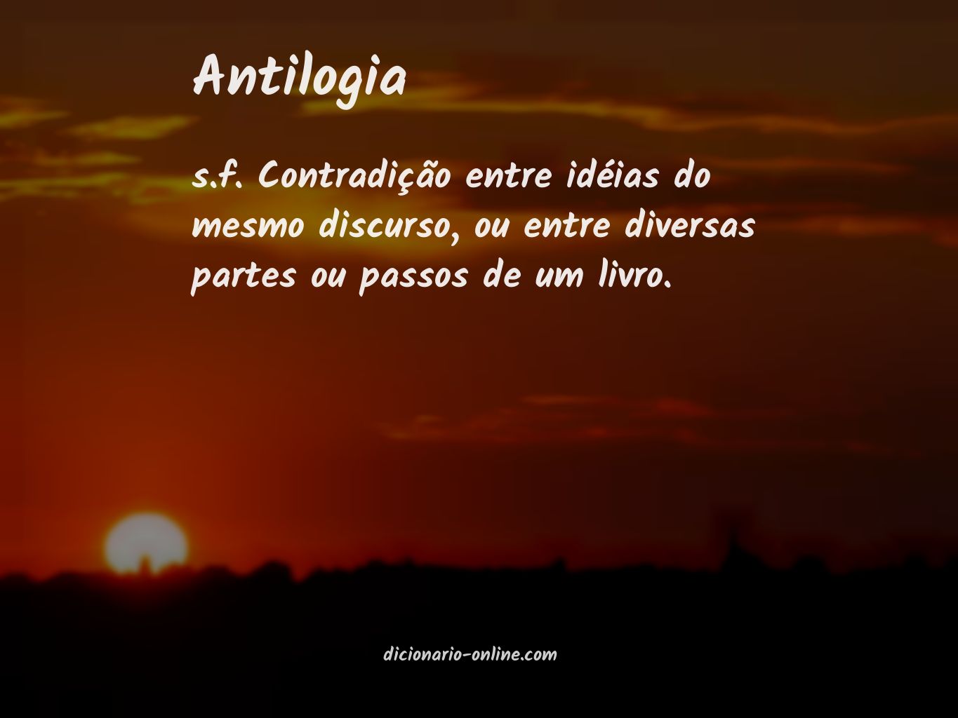 Significado de antilogia