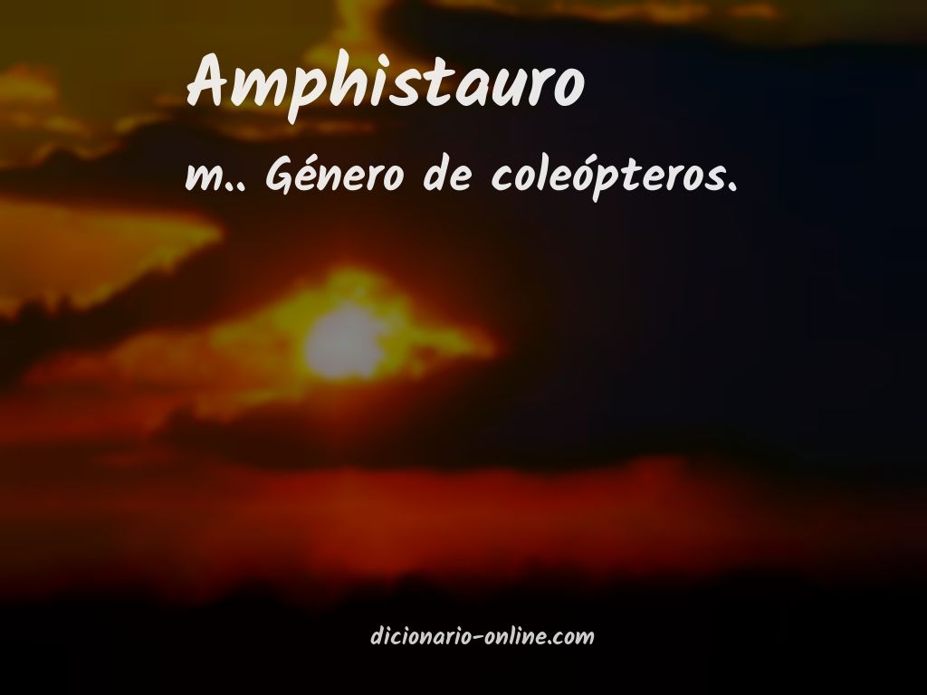 Significado de amphistauro