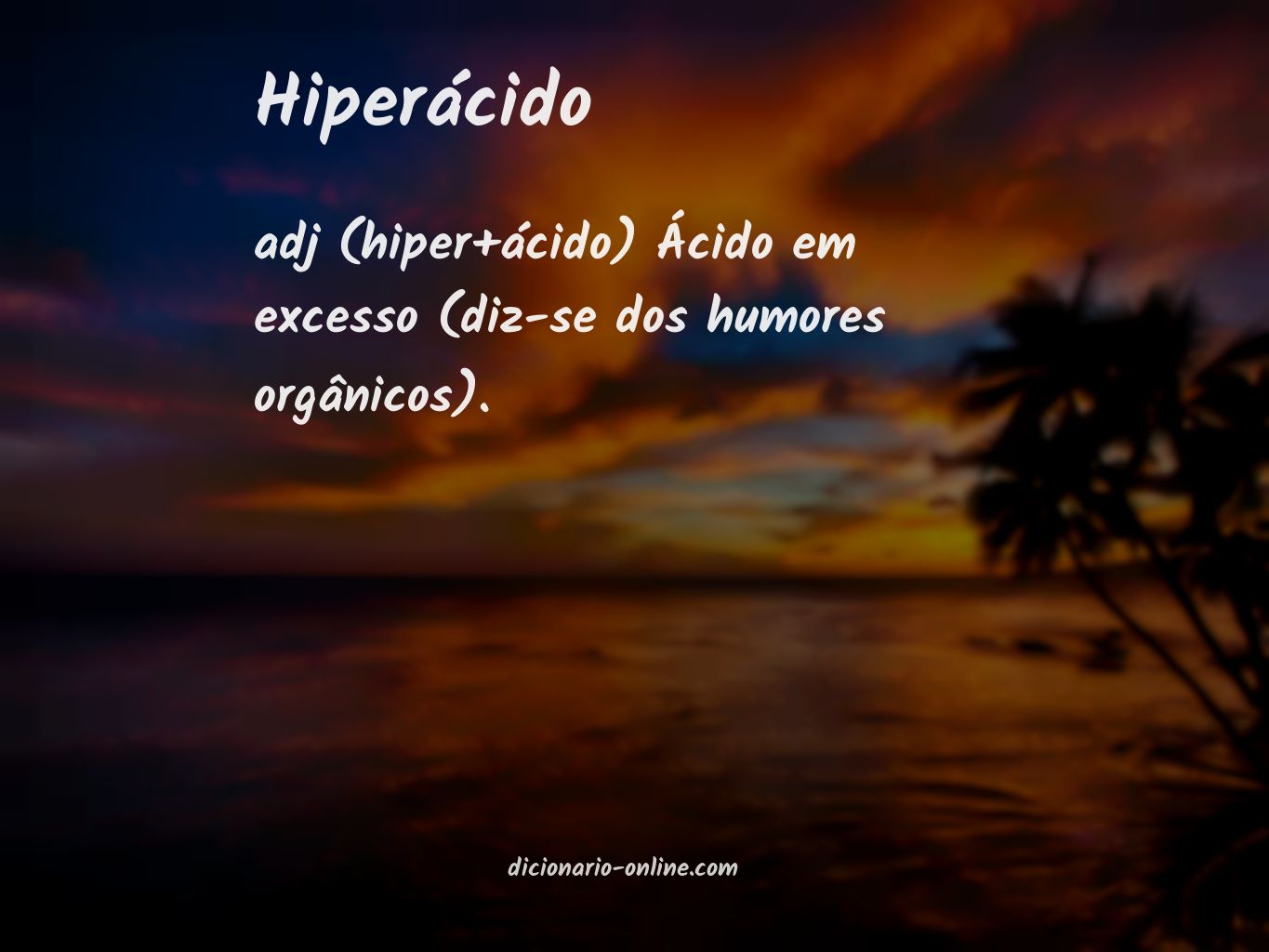 Significado de hiperácido