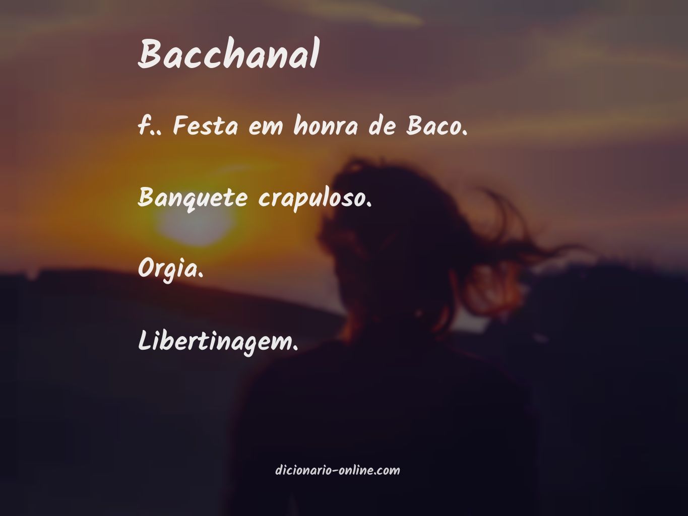 Significado de bacchanal