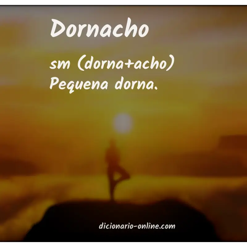 Significado de dornacho