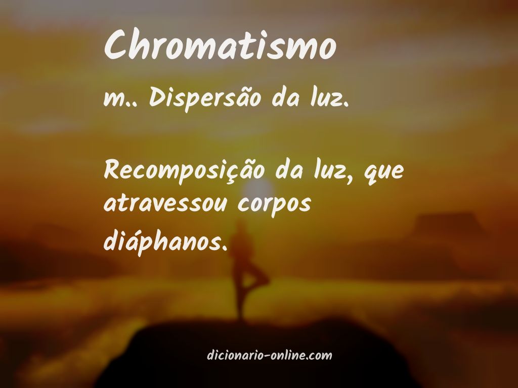 Significado de chromatismo