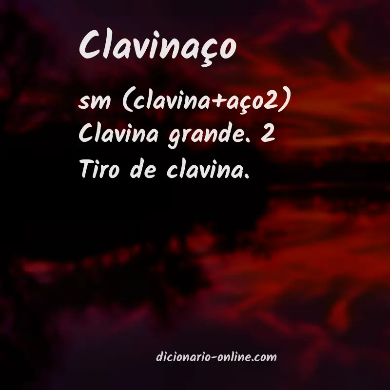 Significado de clavinaço