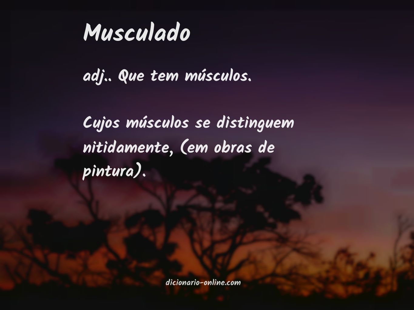 Significado de musculado