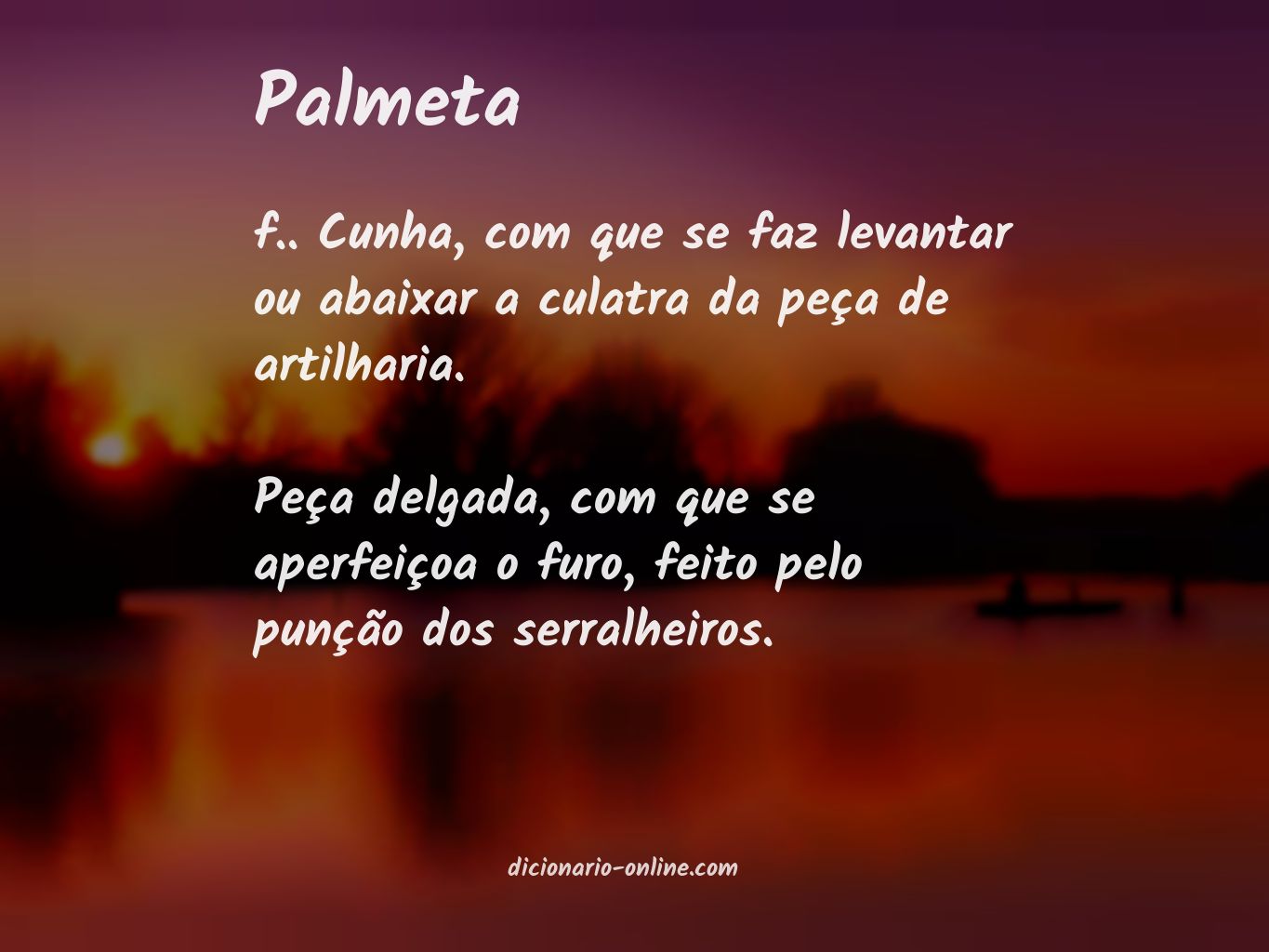 Significado de palmeta