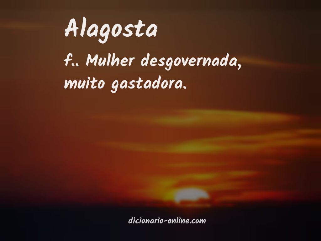 Significado de alagosta