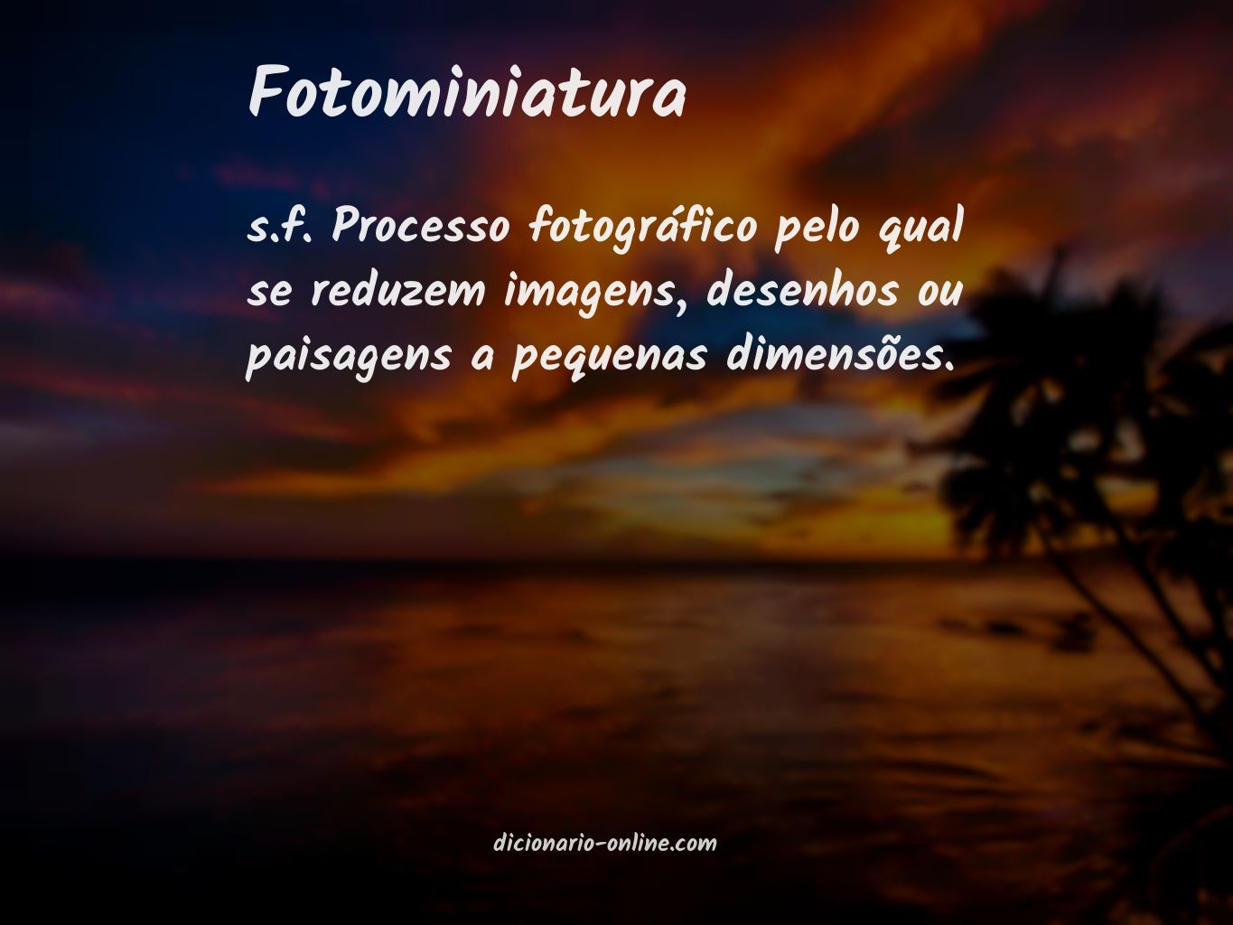 Significado de fotominiatura