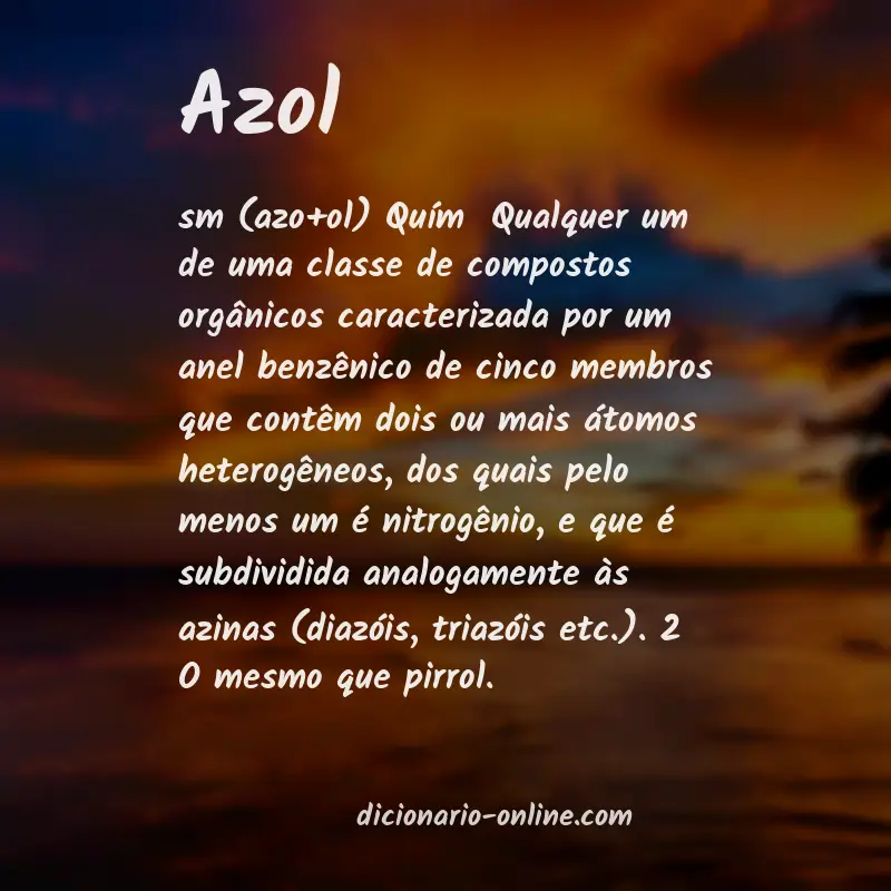 Significado de azol