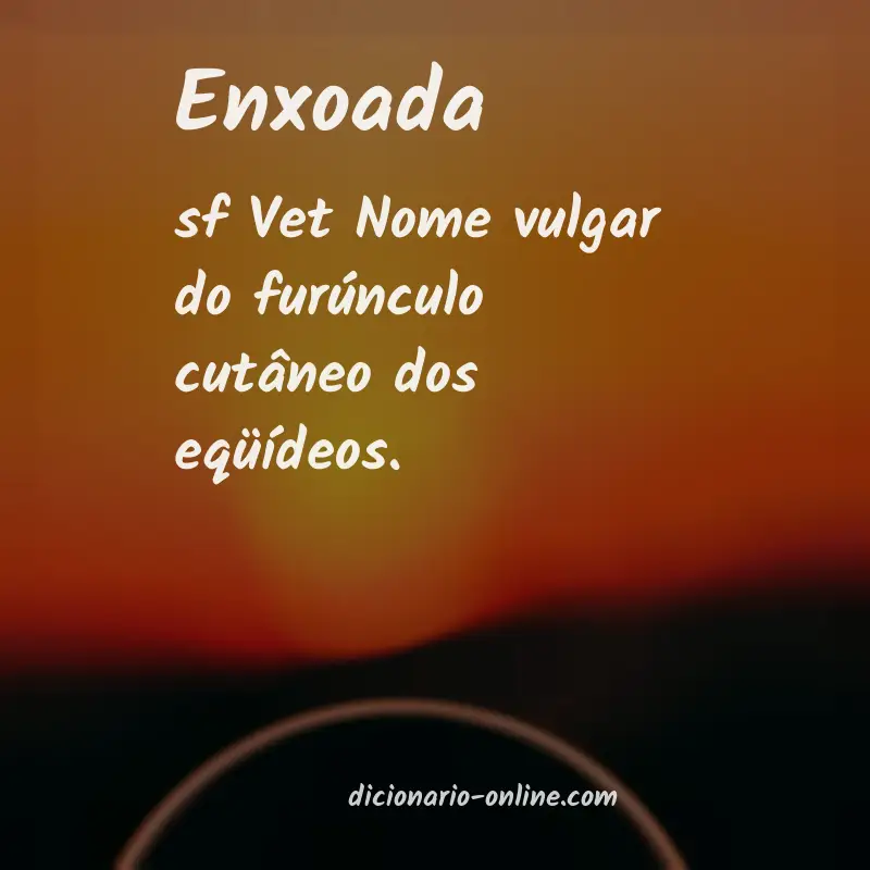 Significado de enxoada