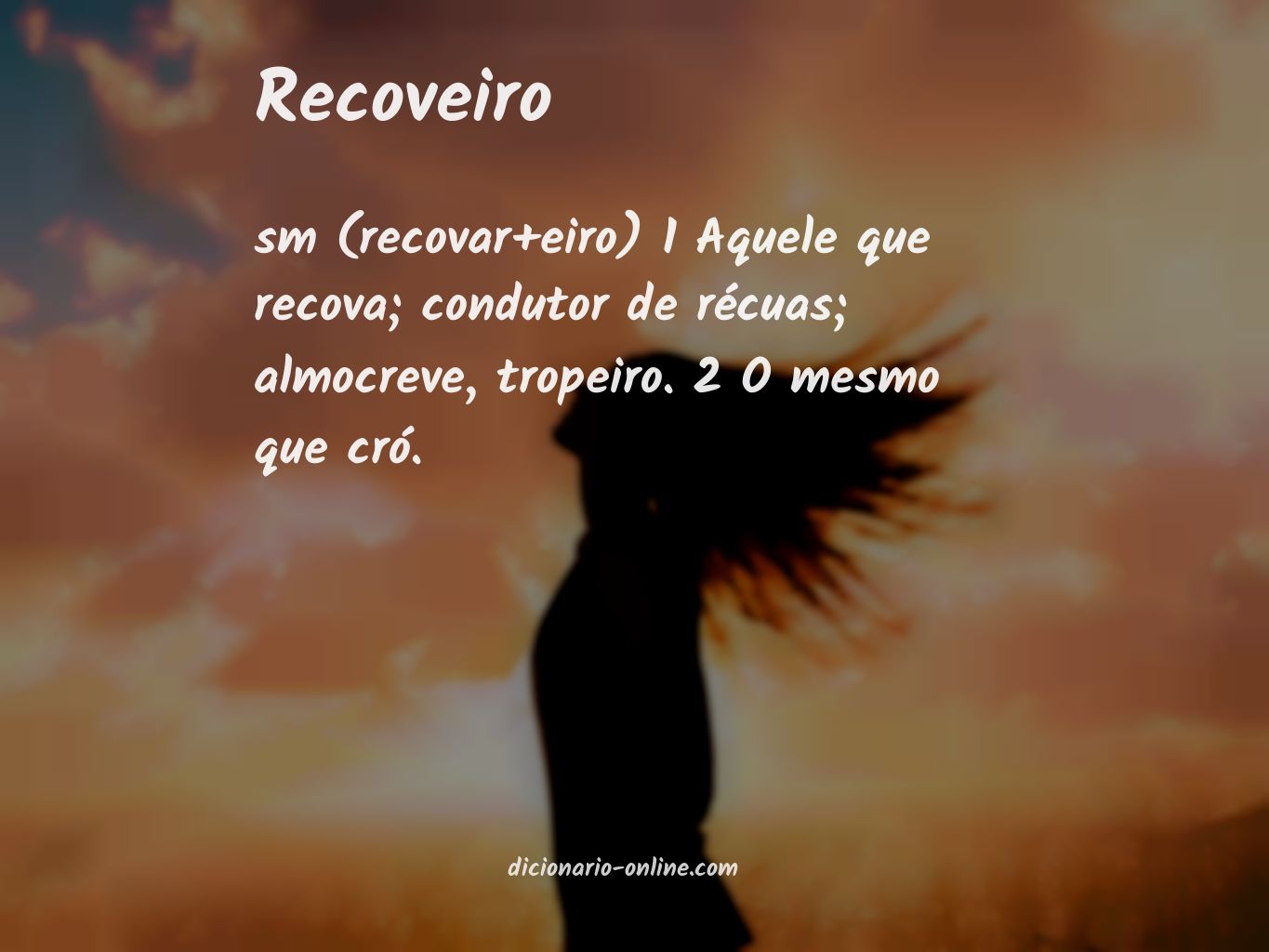 Significado de recoveiro