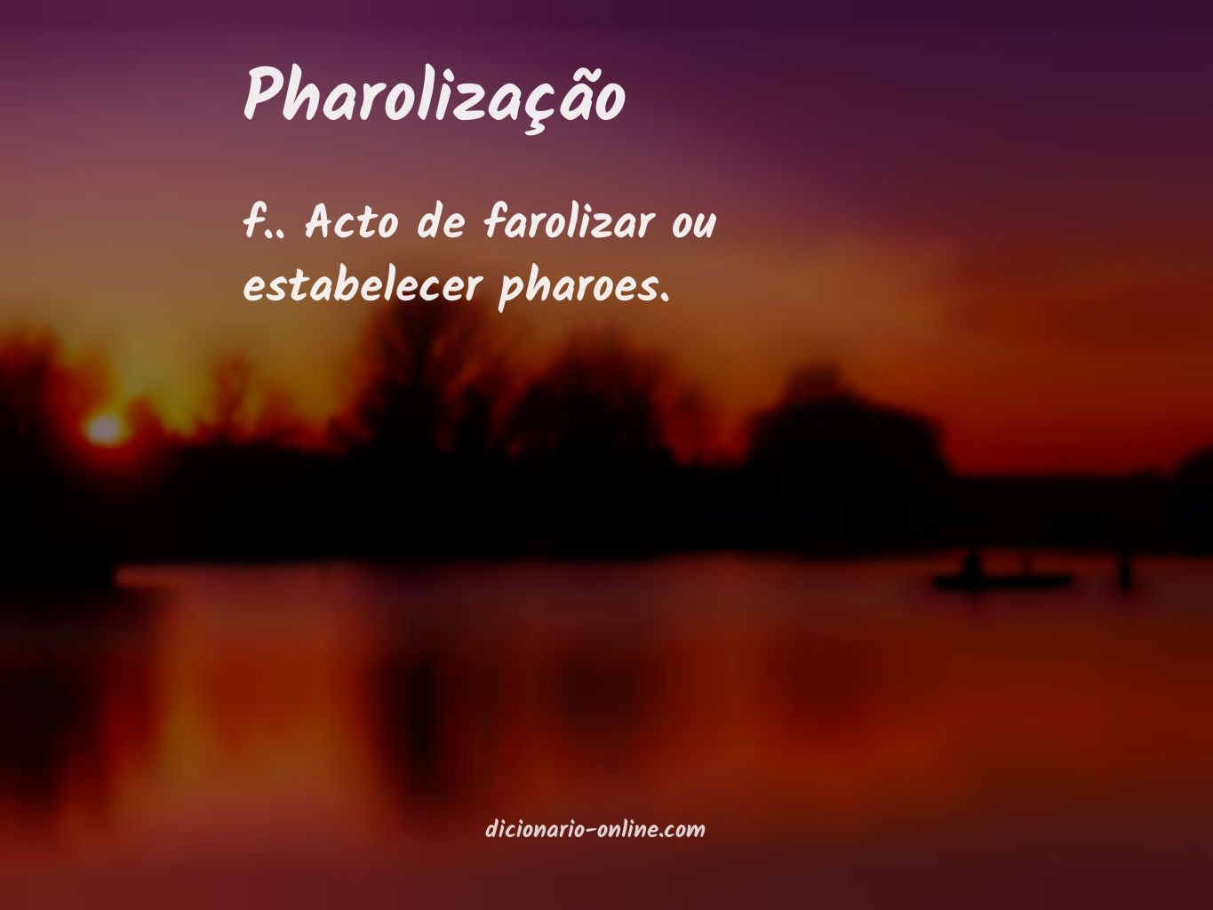 Significado de pharolização