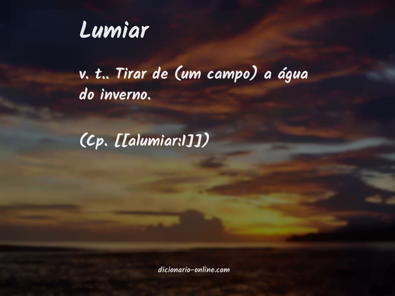 Significado de lumiar