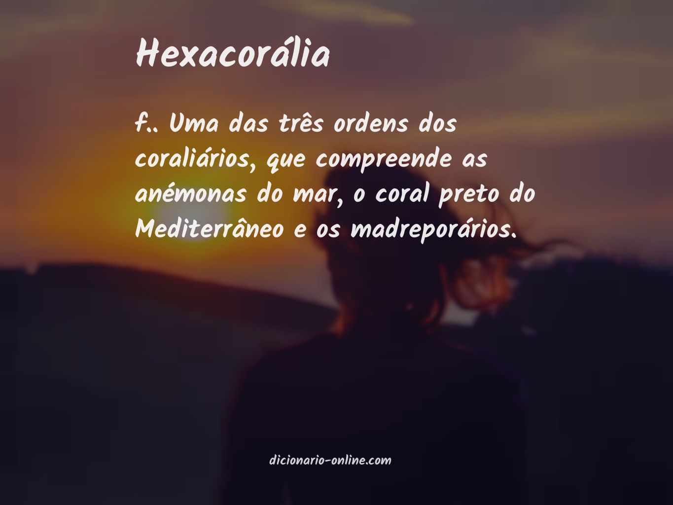 Significado de hexacorália