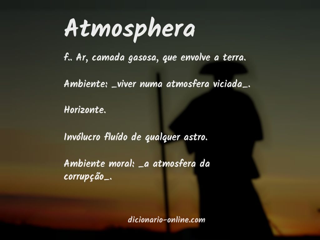 Significado de atmosphera