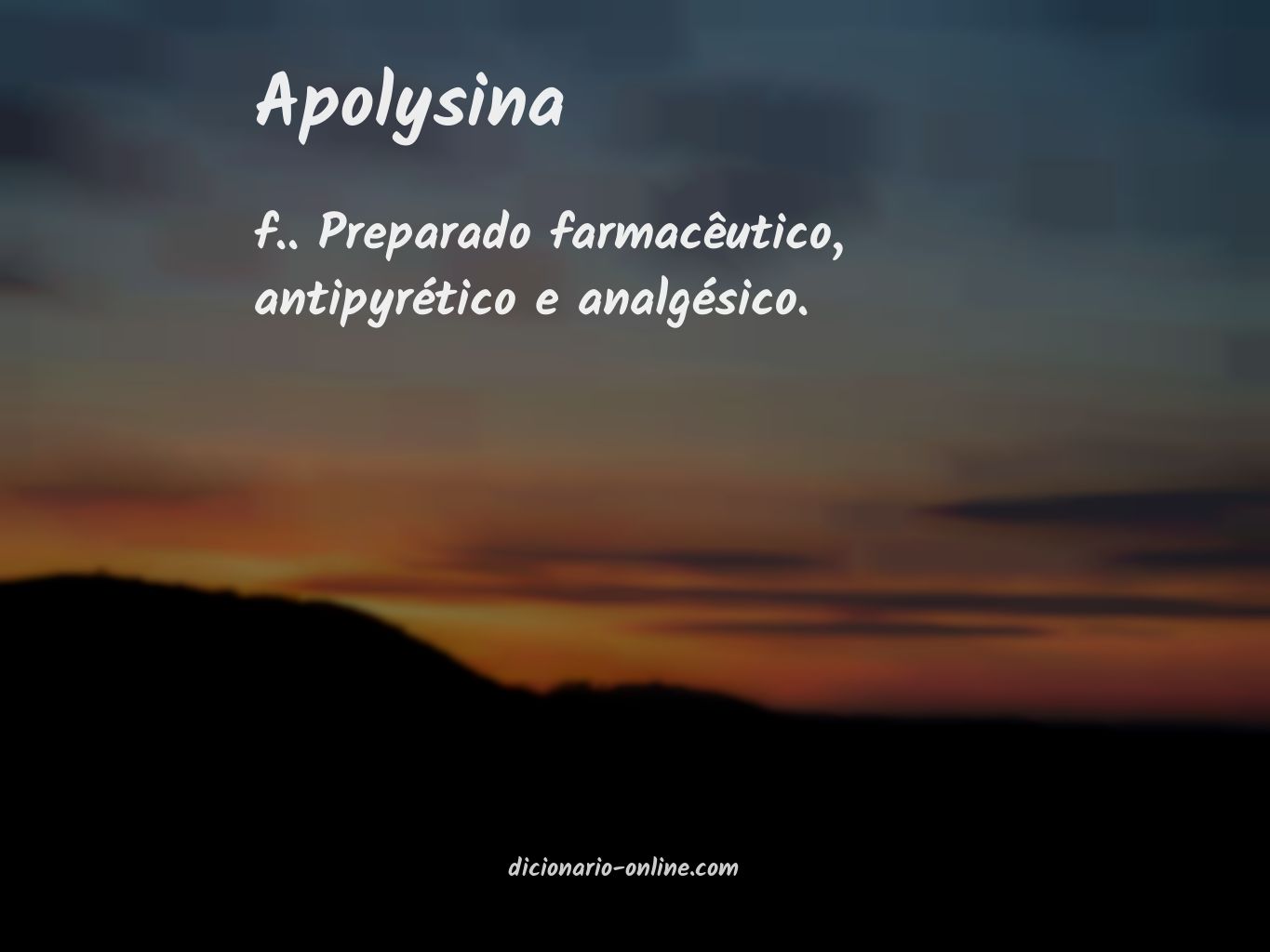 Significado de apolysina