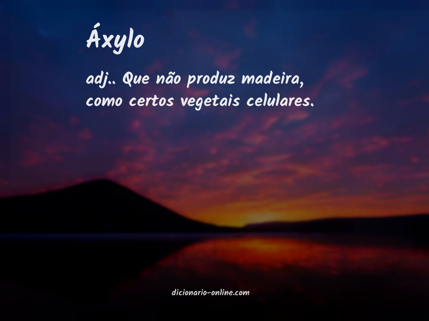 Significado de áxylo